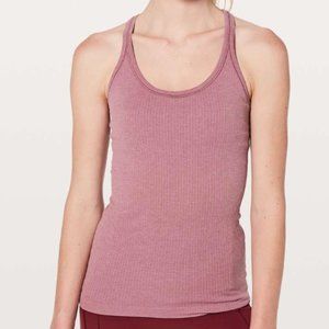 Lululemon ebb to street tank pink